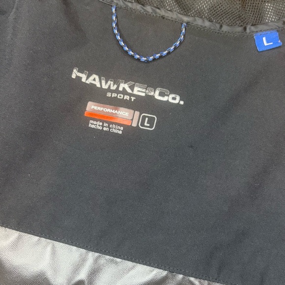 Men Hawke & Co Black Windbreaker - Picture 11 of 11